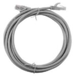 CAVO LAN UTP PLUG RJ45/RJ45 GRIGIO MT.3