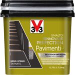 V33 RINNOVARE PAVIMENTI GRIGIO CATRAME SATINATO  LT.0.75