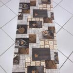 TAPPETO MOD.SURF FULL DIS.239  LOVE NODO SHABBY MARR.GRIGI