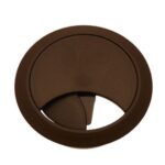 BOCCHETTA PASSACAVI D,MM.60 PLAS.MARRONE PZ4