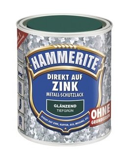 Image HAMMERITE DIR METALLI NON FERROSI VERDE 750ML - immagine 1