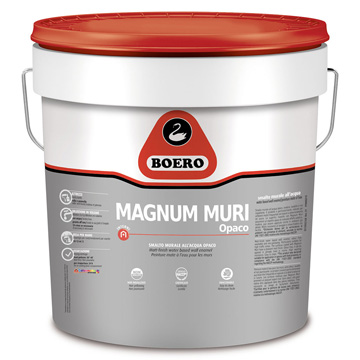 Image BOERO MAGNUM PER MURI OPACO BIANCO DA LT.4 - immagine 1