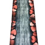 TAPPETO SURF DIS,202 SILVER CUORI ROSSI