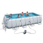 BESTWAY PISCINA C/TELAIO COMPL.CM. 488X244X122H 56670