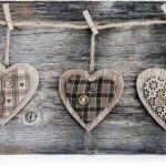 TAPPETO ANTISCIVOLO CUORI APPESI GRIGIO 52x350