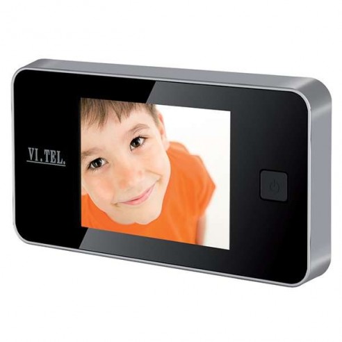 Image SPIONCINO DIGITALE CON ALLARME 139X77X16mm CROMSAT - immagine 1