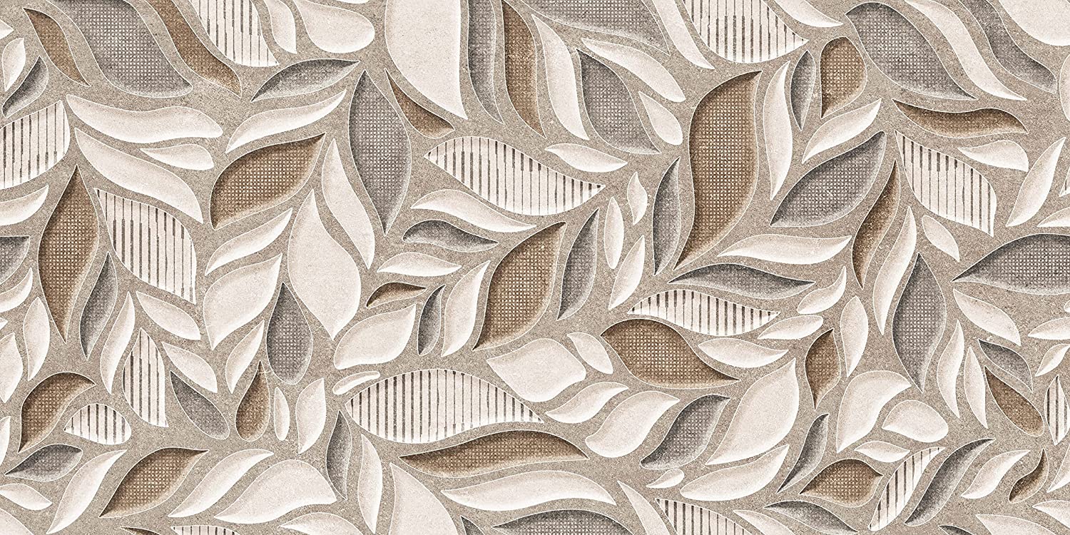 Image TAPPETO ANTISCIVOLO FOGLIE A RILIEVO 52X250 - immagine 1