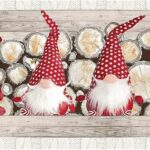 TAPPETO ANTISCIVOLO GNOMI ROSSI 52X250