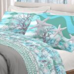 LENZUOLA MATRIMONIALE 100% COTONE MARINA VERDE