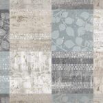 TAPPETO ANTISCIVOLO PATCHWORK A QUADROTTI 52X250