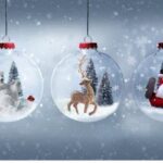 TAPPETO ANTISCIVOLO PALLINE DI NATALE 52X150