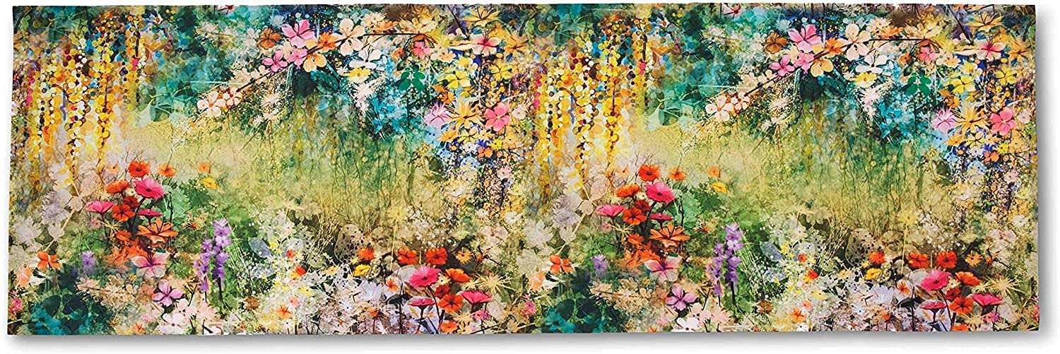 Image TAPPETO ANTISCIVOLO RISVEGLIO FLOREALE 52X350 - immagine 1