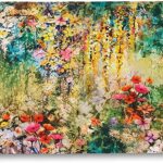 TAPPETO ANTISCIVOLO RISVEGLIO FLOREALE 52X400