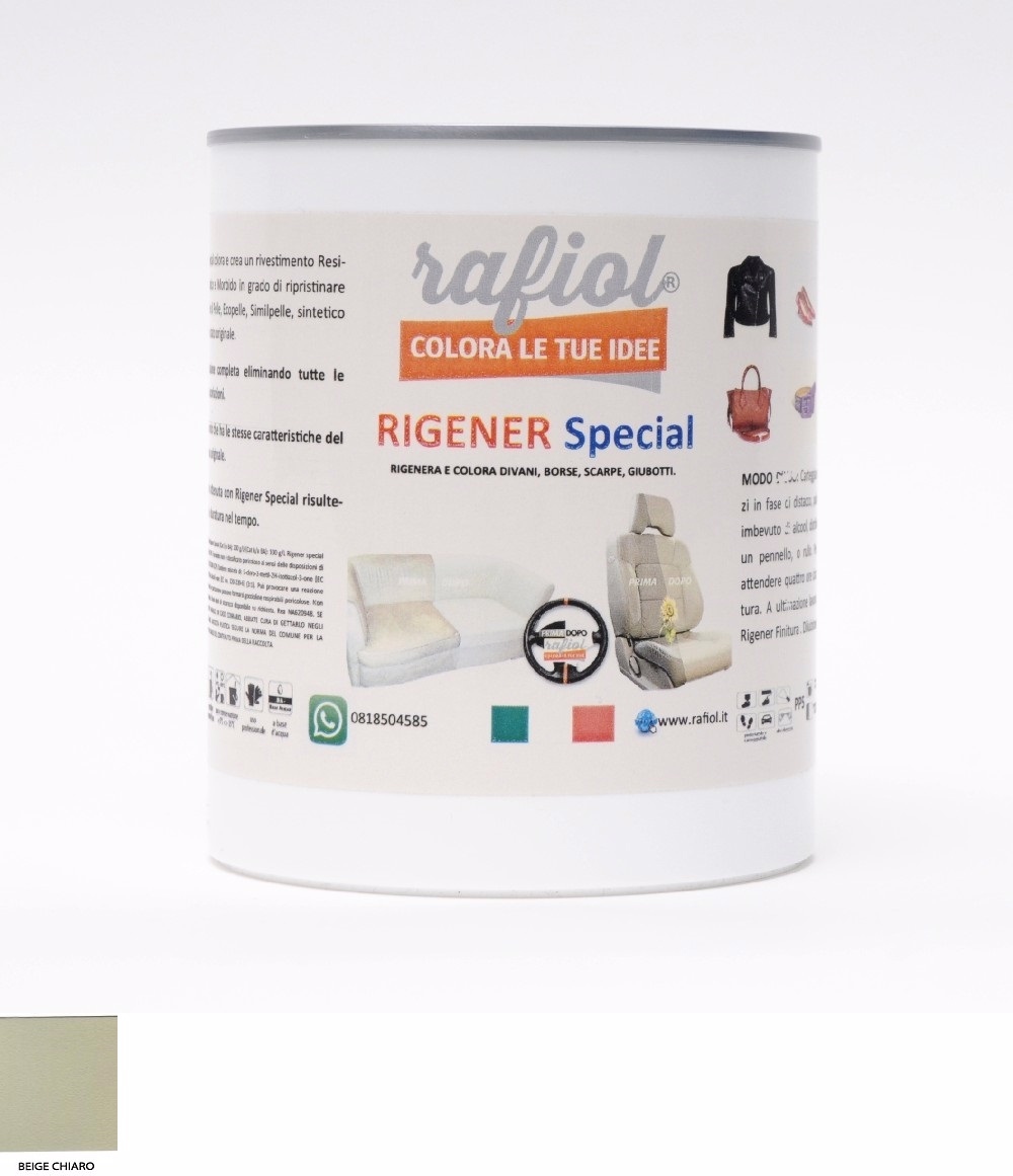 Image VERNICE PER TESSUTI RIGENER LT.0.375 BEIGE CHIARO - immagine 1