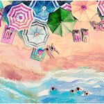 TAPPETO ANTISCIVOLO SPIAGGIA 52X400