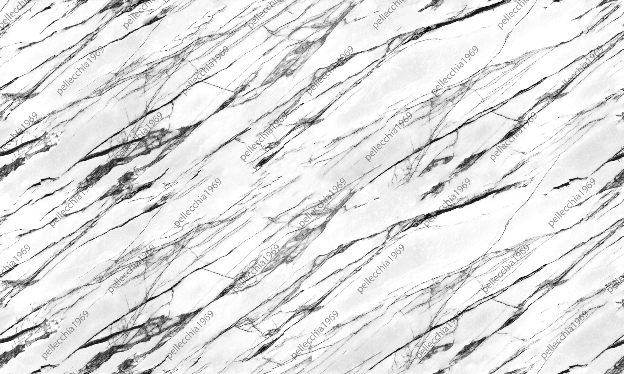 Image PANNELLO EFFETTO MARMO BIANCO/NERO CARRARA 120x200 - immagine 1