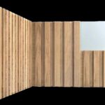 LISTELLATO IN POLIMERI 120X21X2800MM  ROVERE NATURALE