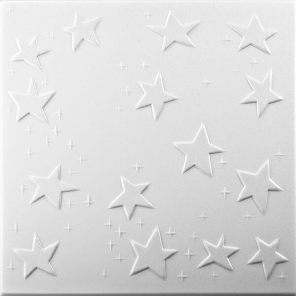 Image PANNELLO DECORATIVO 50X50 STELLE - immagine 1