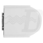 SEDILE WC P/DOLOMITE VASO ZAGARA BIANCO