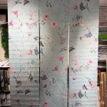 STAMPA DIGITALE TNT FIORI E FARFALLE 159X280 CM